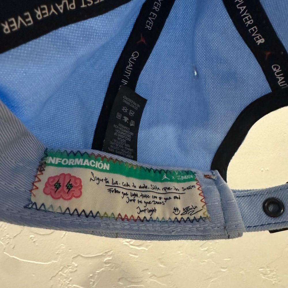 Dx9307-436 Jordan Men Jordan Jba H86 Cap Psychic Blue Psychic Blue White View 6